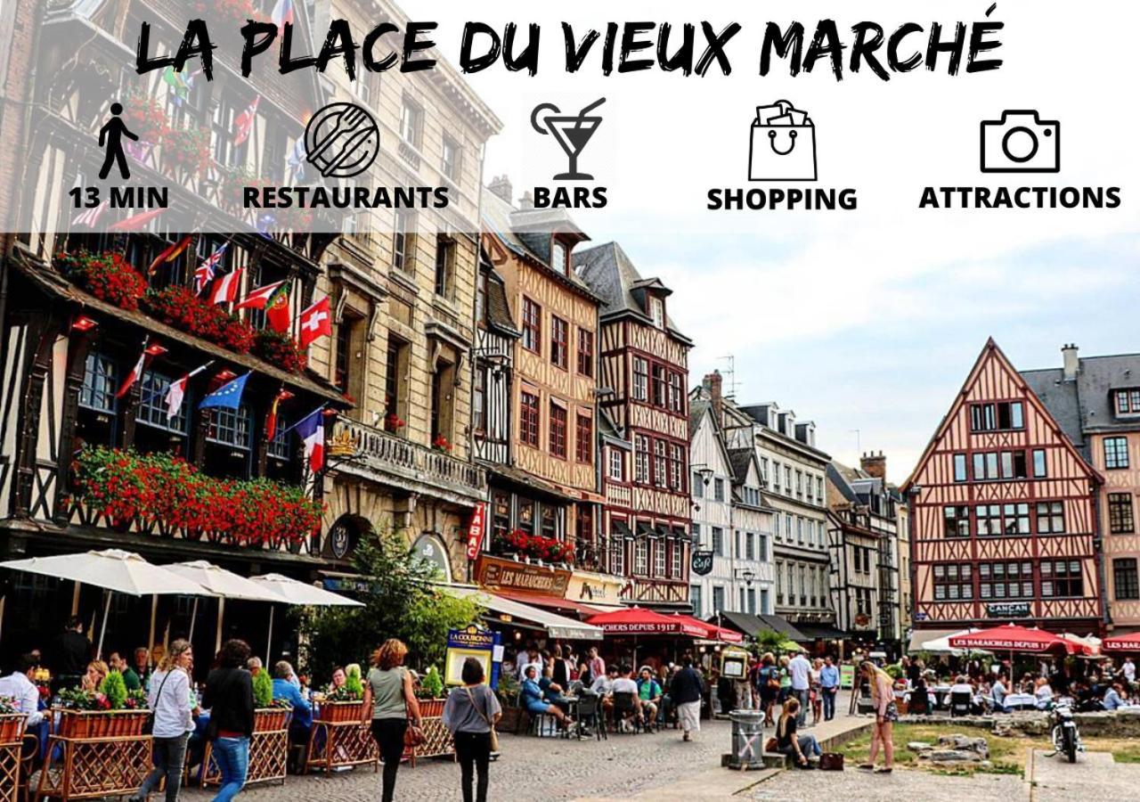 Cosy'Appart - Le Fontenelle Apartment Rouen Ngoại thất bức ảnh