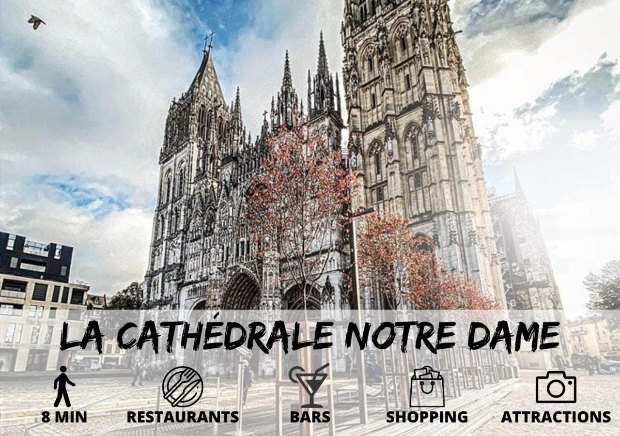 Cosy'Appart - Le Fontenelle Apartment Rouen Ngoại thất bức ảnh