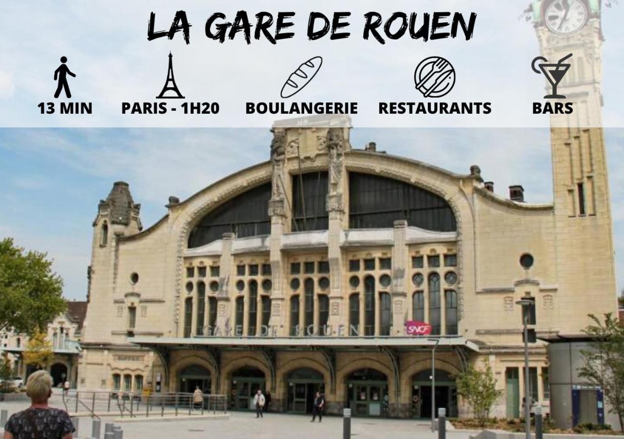 Cosy'Appart - Le Fontenelle Apartment Rouen Ngoại thất bức ảnh